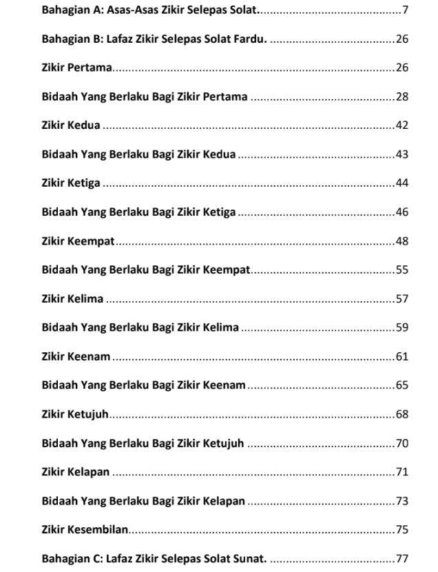 Zikir Selepas Solat Antara Sunnah dan Bidaah | Penulis: Hafiz Firdaus Abdullah | Santai Ilmu Publication