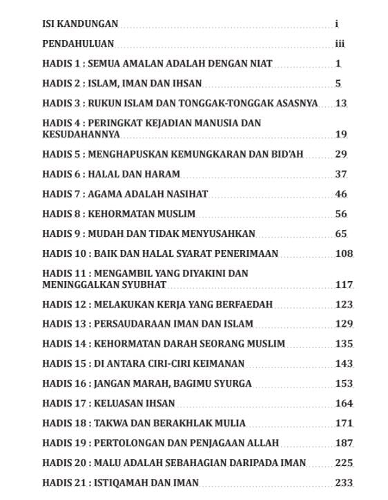 Hadis 40: Ulasan Tokoh Mazhab Syafii | Al-Wafi Syarah Hadis 40 Imam Nawawi