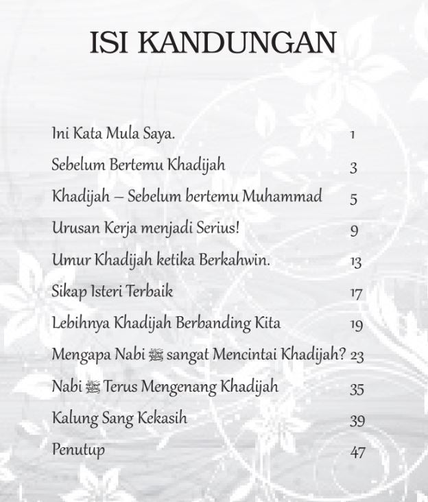 Mengapa Muhammad Begitu Cintakan Khadijah?