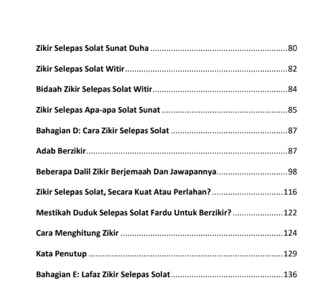 Zikir Selepas Solat Antara Sunnah dan Bidaah | Penulis: Hafiz Firdaus Abdullah | Santai Ilmu Publication