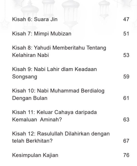 Kisah Aneh Ketika Kelahiran Nabi Muhammad